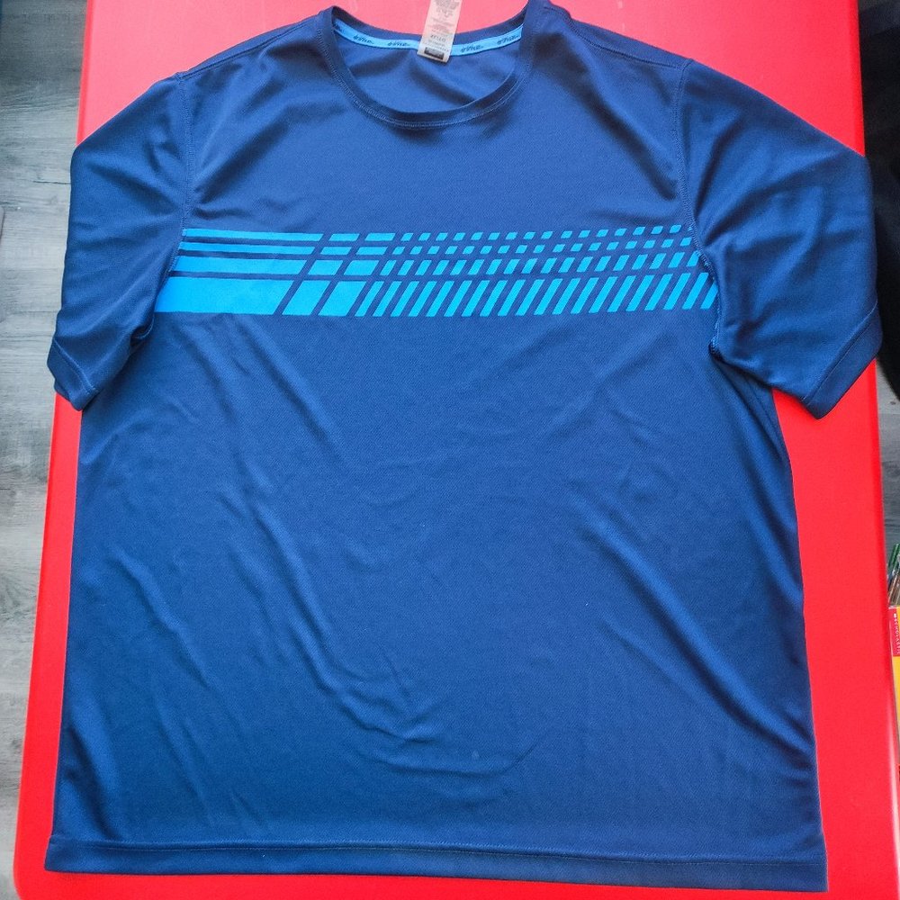 Denver Hayes driWear Athletic shirt crew neck blue men's size XL